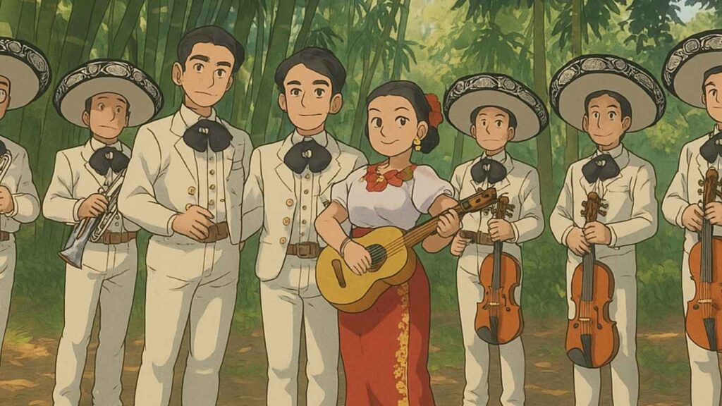 mariachis en cali estilo ghibli